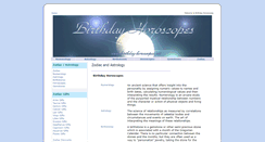 Desktop Screenshot of birthday-horoscopes.net