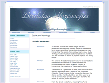 Tablet Screenshot of birthday-horoscopes.net
